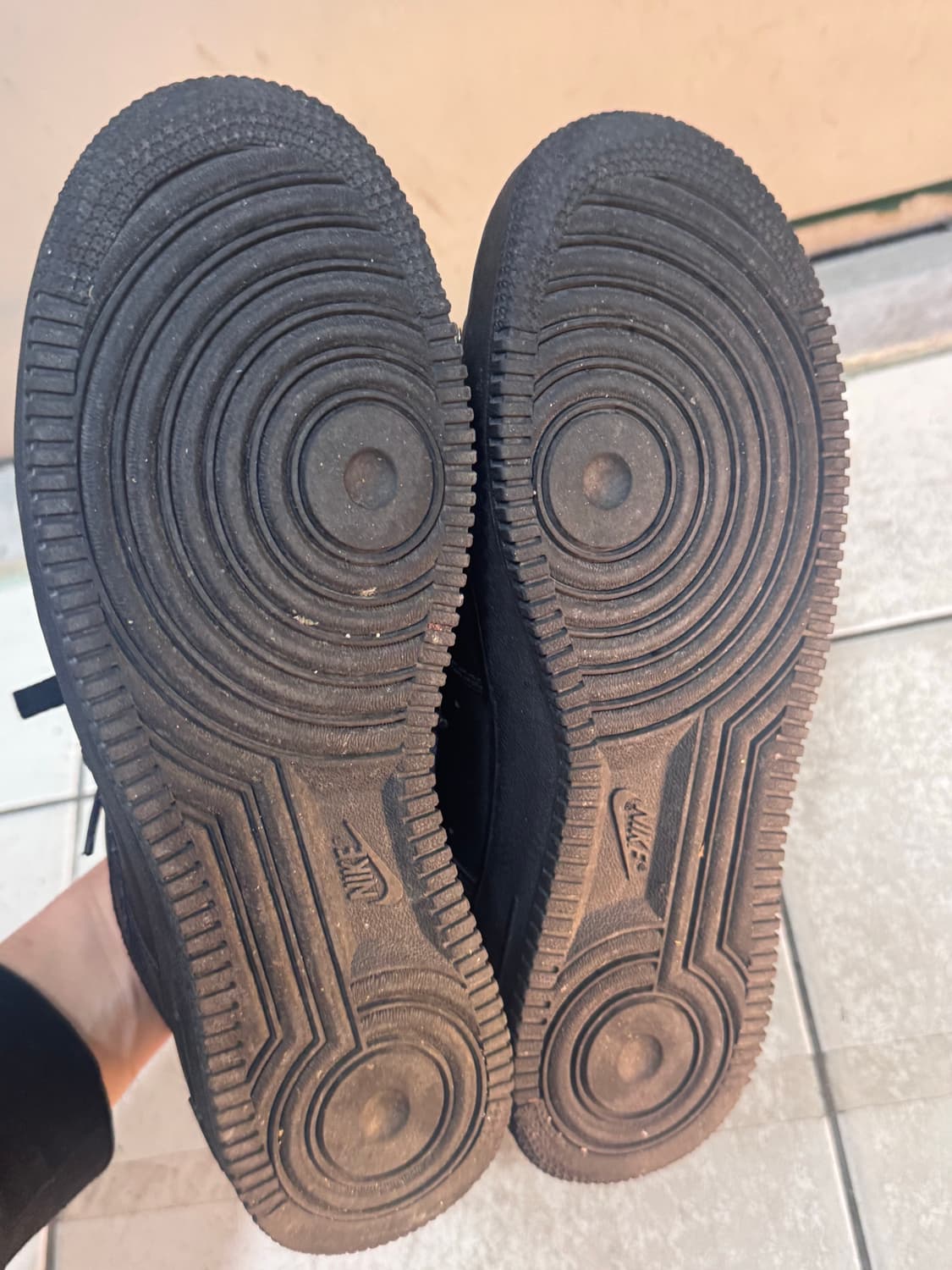 나이키 꼼데가르송 에어포스 블랙 260 상품이미지2