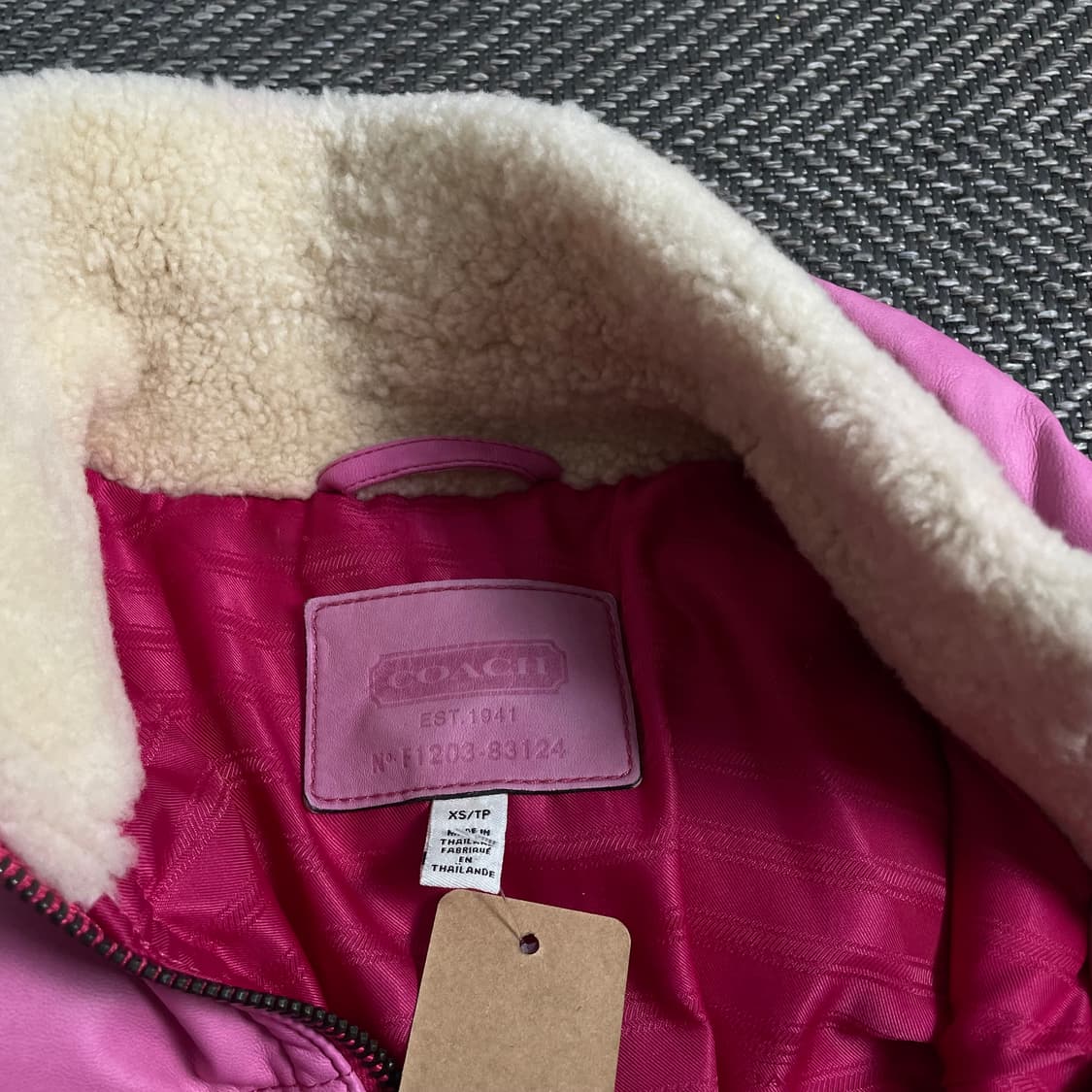 코치 우먼스 다운 푸퍼 크롭 패딩 핑크 o 4487 상품이미지6