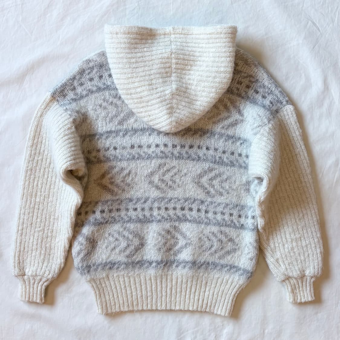 [44-55] 80s 아이슬란드 Hilda Ltd. 후드 니트 스웨터 상품이미지7