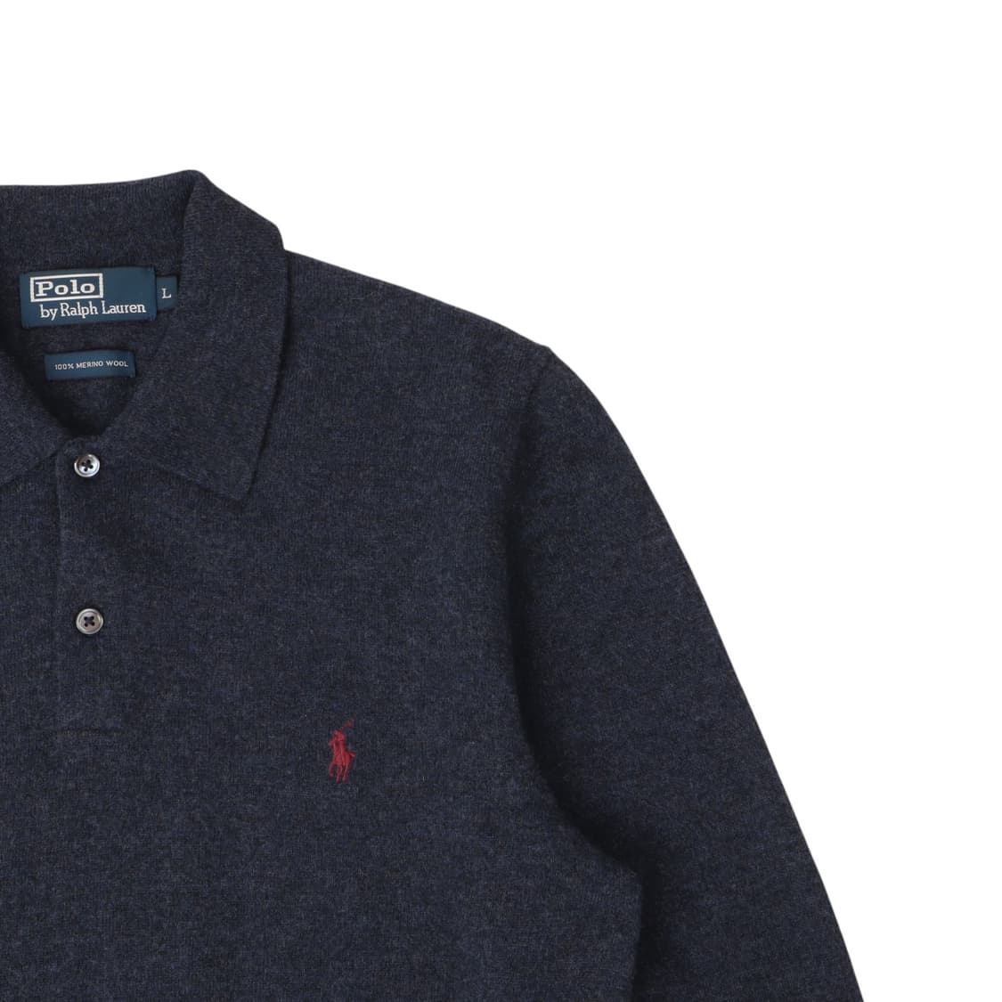 폴로 랄프로렌 베이직포니 램스울 버튼업 니트 상품이미지3
