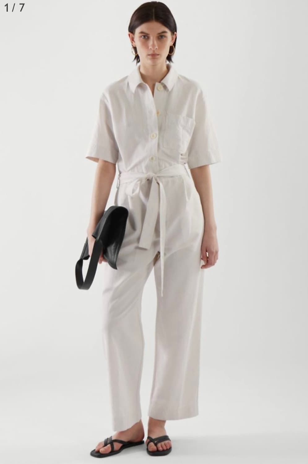 [새상품] COS 리넨 점프수트 상품이미지1