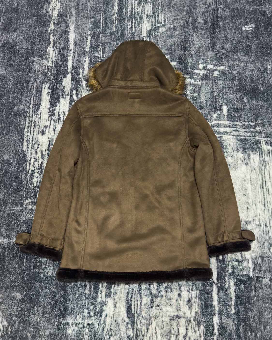 {GILEVANS} Brown Faux Fur Hood Jacket 상품이미지3
