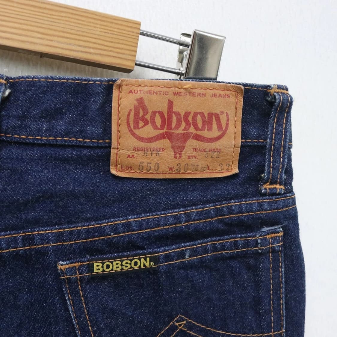 90'S BOBSON 550 데님 반팬츠 68393 상품이미지5