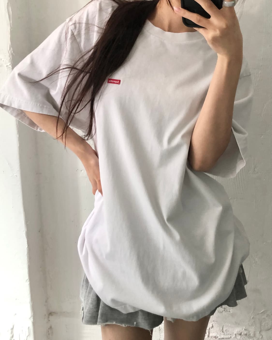 Supreme 슈프림 화이트컬러 박스로고 티셔츠 상품이미지2