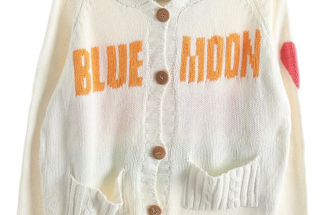 BLUE MOONBLUE 니트 가디건 갸루 펑크 punk y2k 와투케 상품이미지4