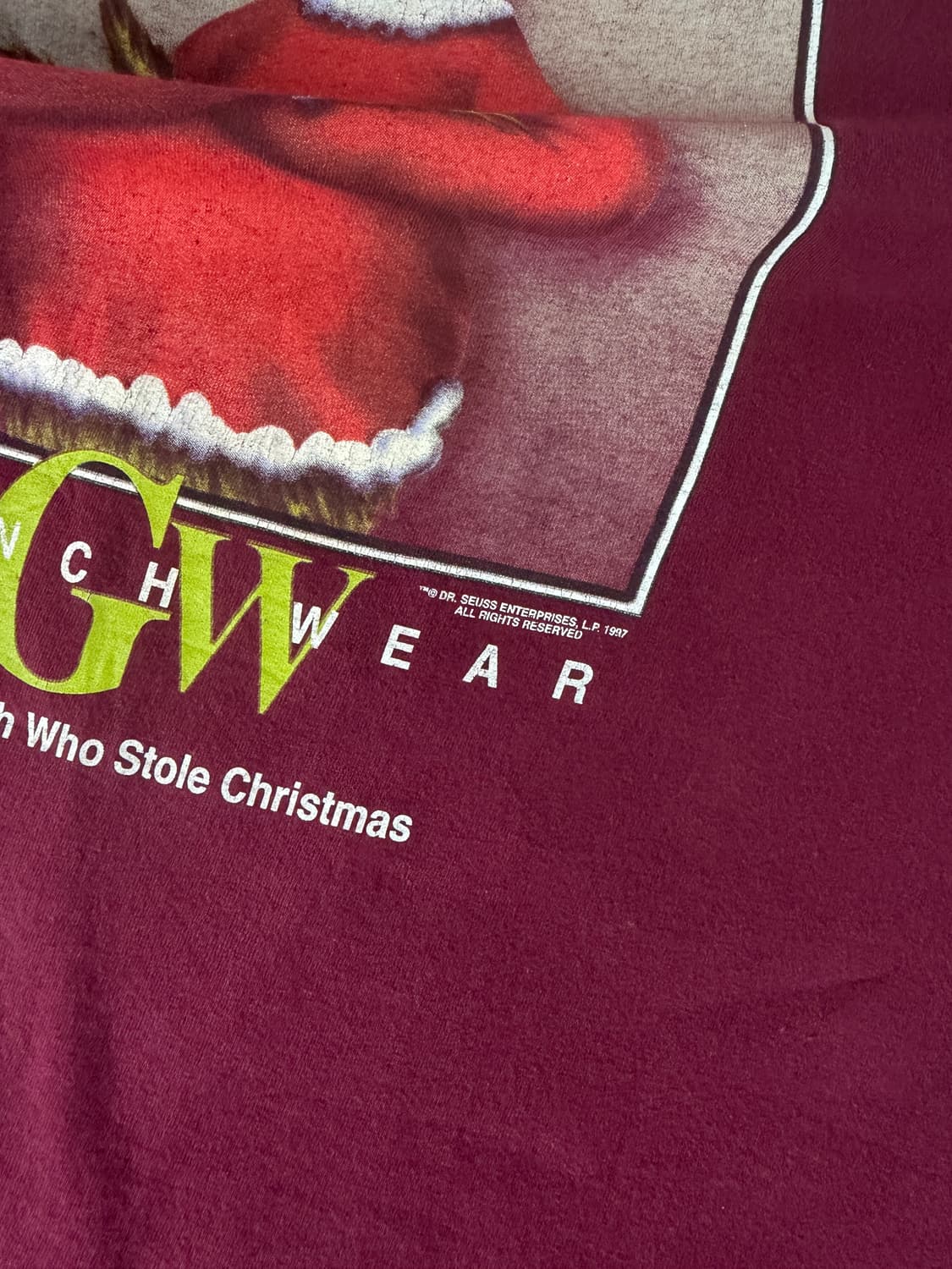 90s the grinch christmas 빈티지 그린치 티셔츠 상품이미지3