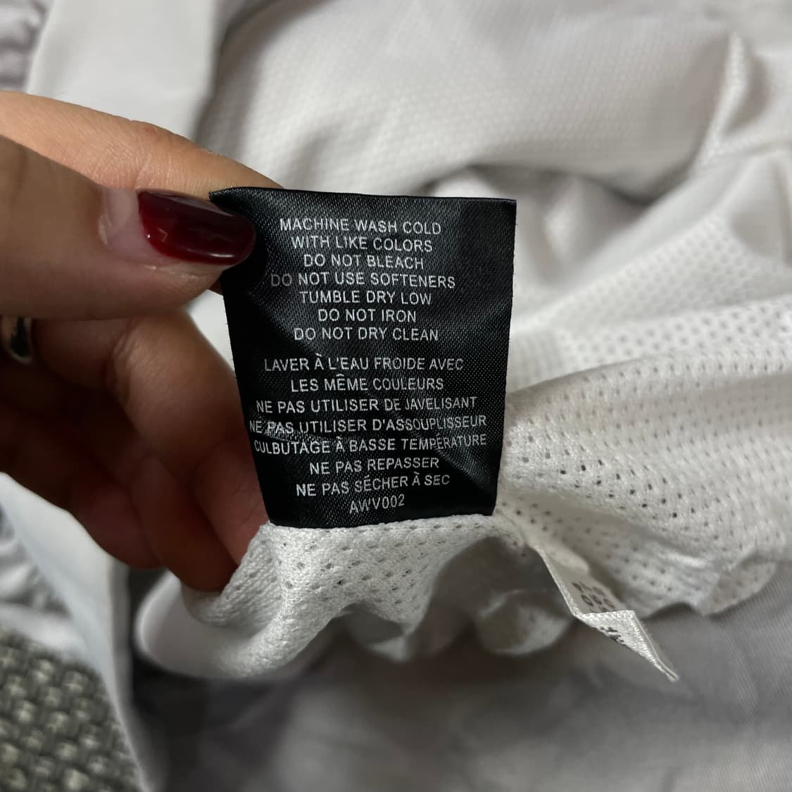 아디다스 아이보리 나일론 아노락 자켓 M  상품이미지7