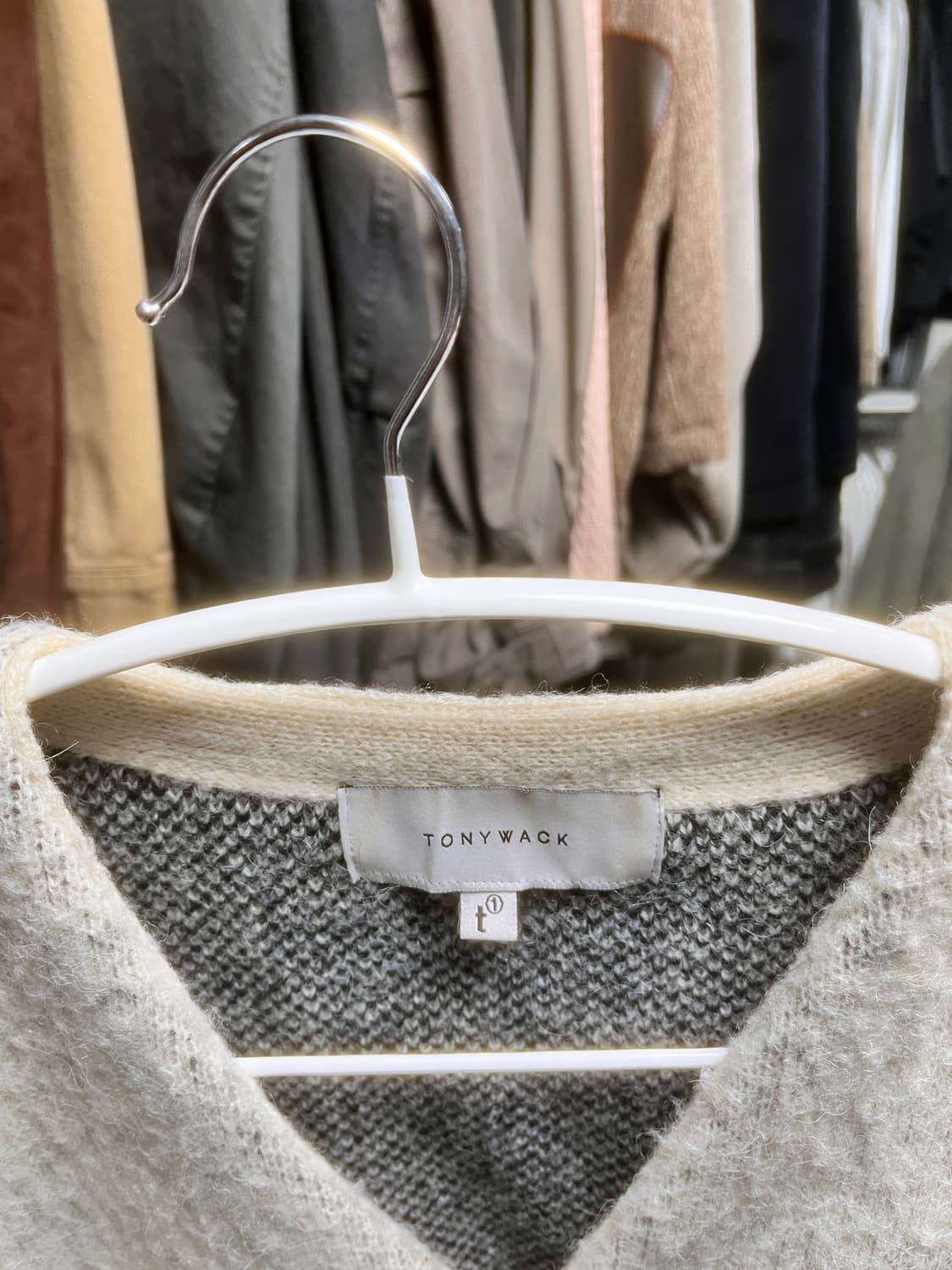 토니웩 아가일 가디건 상품이미지3