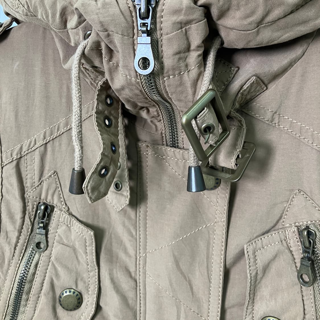 OZOC 베이지 롱야상 점퍼 38 상품이미지9