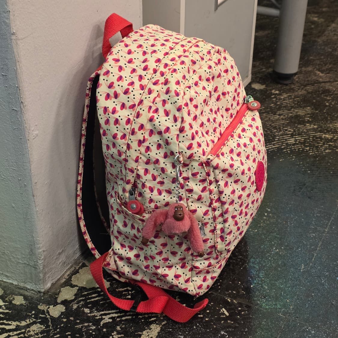 키플링 플라워 패턴 백팩 상품이미지6