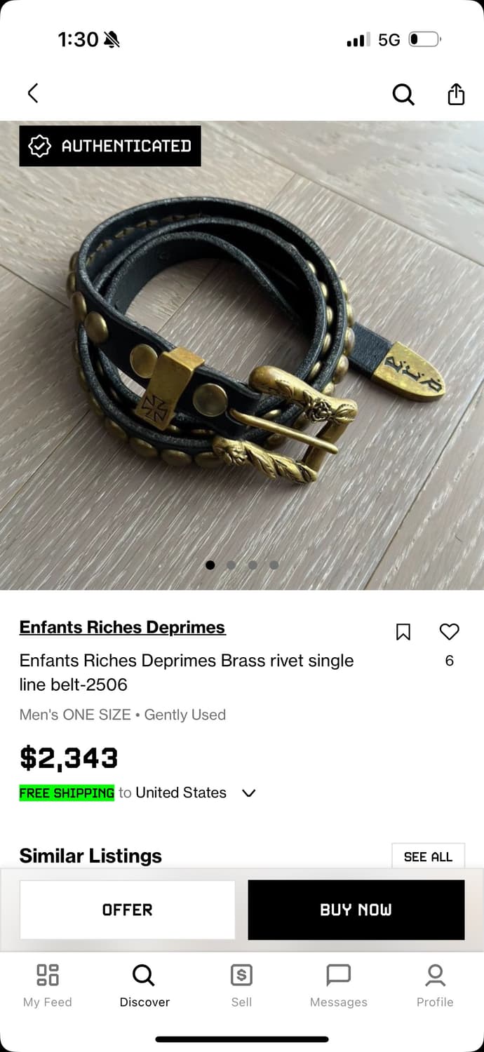 Enfants riches deprimes og belt 상품이미지8