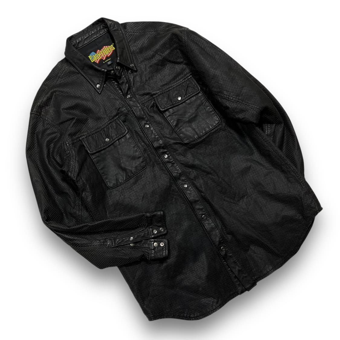 Easy riders dark western leather shirt 상품이미지3