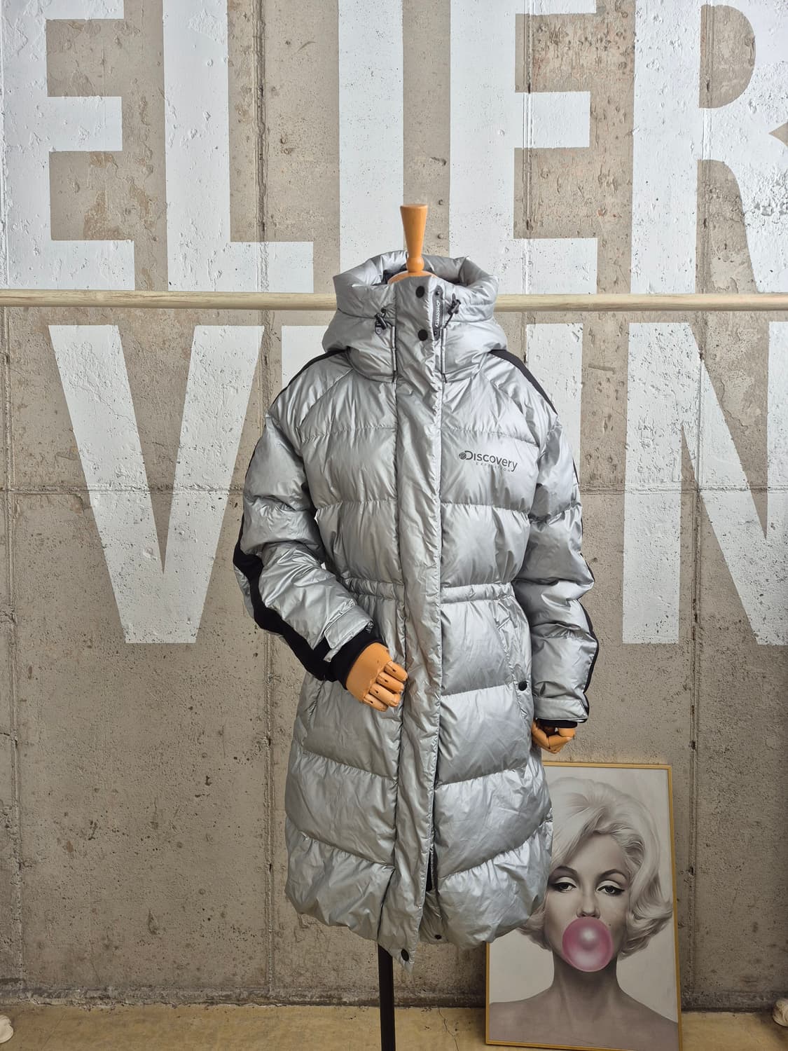 디스커버리 실버 다운롱패딩 상품이미지1