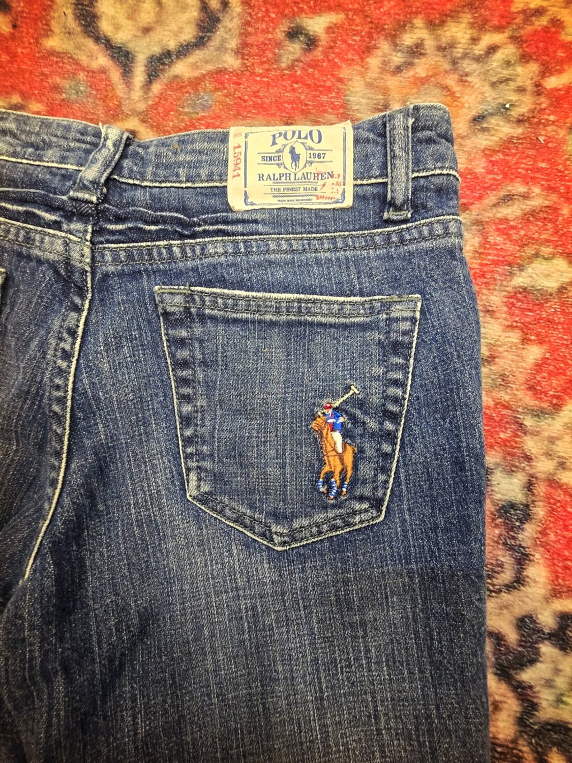 90s폴로 랄프 로렌(Polo Ralph Lauren) 로우라이즈 진 상품이미지1