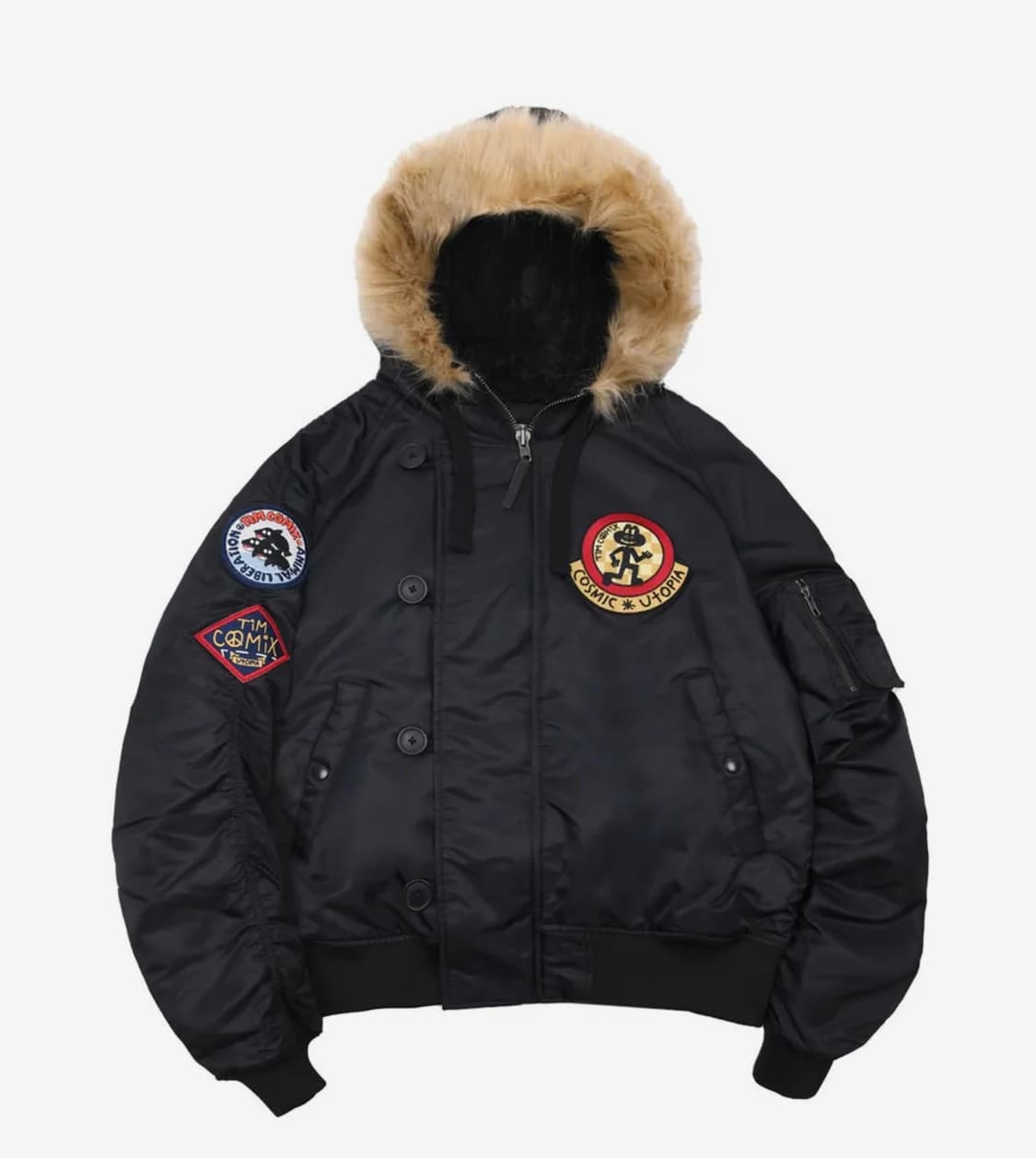 팀코믹스 패치드 후디드 덱 점퍼 상품이미지1