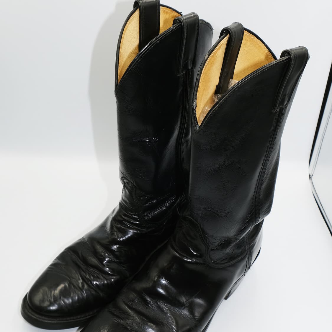 빈티지 저스틴 웨스턴 레더 부츠 9D(270)사이즈 BT27018 상품이미지5