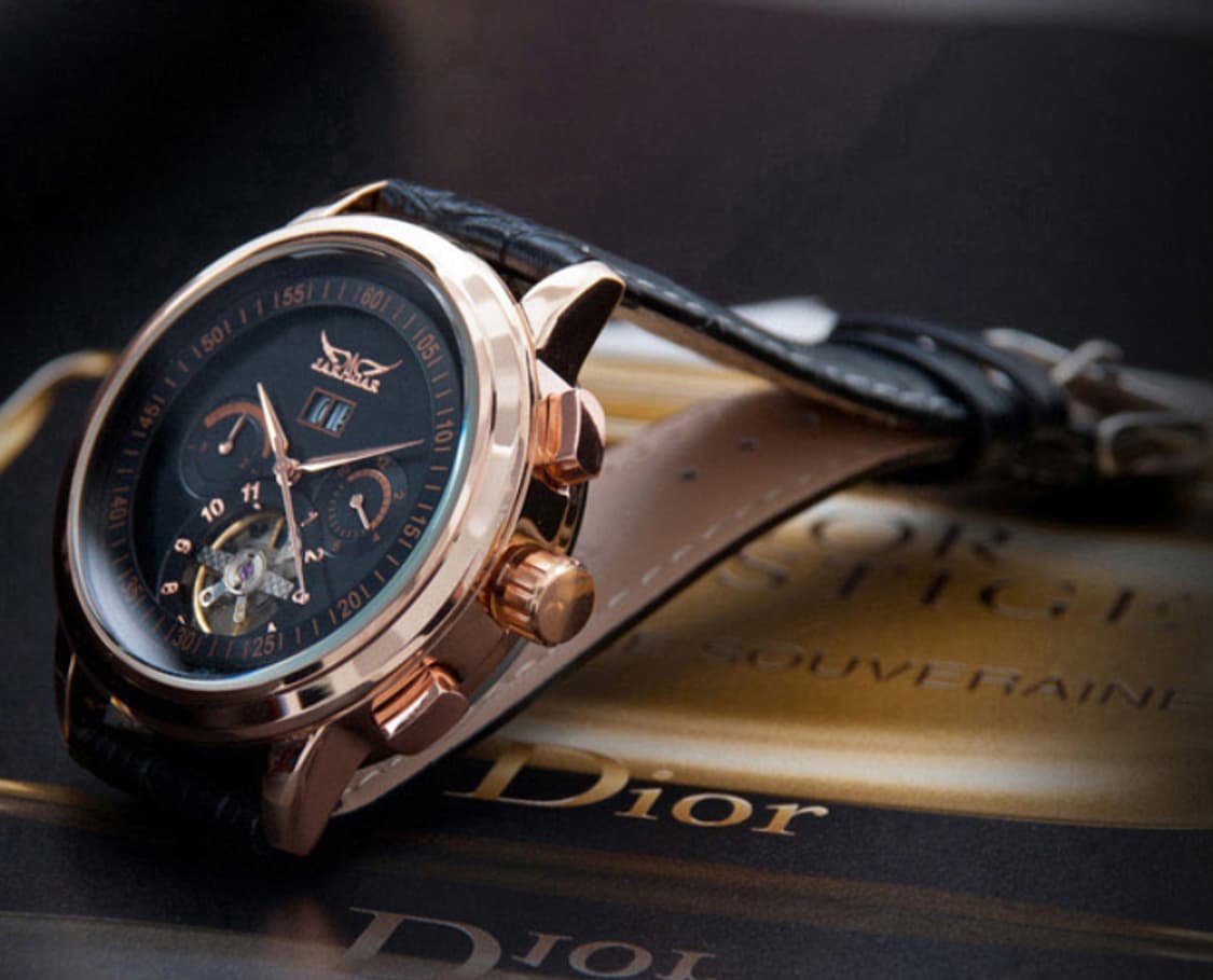 P 남자 가죽시계 오토시계 손목시계 JA16557 판매 상품이미지6