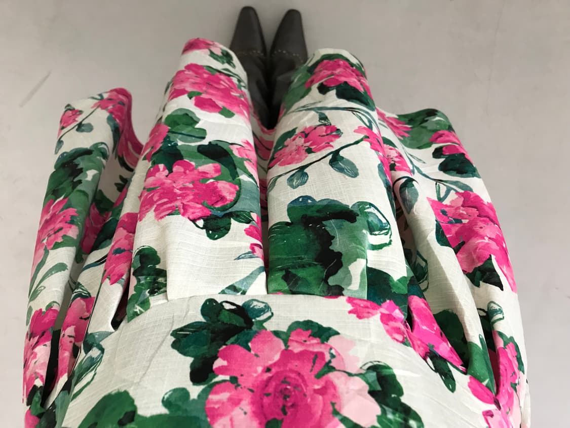 vintage pink pattern one-piece 상품이미지3