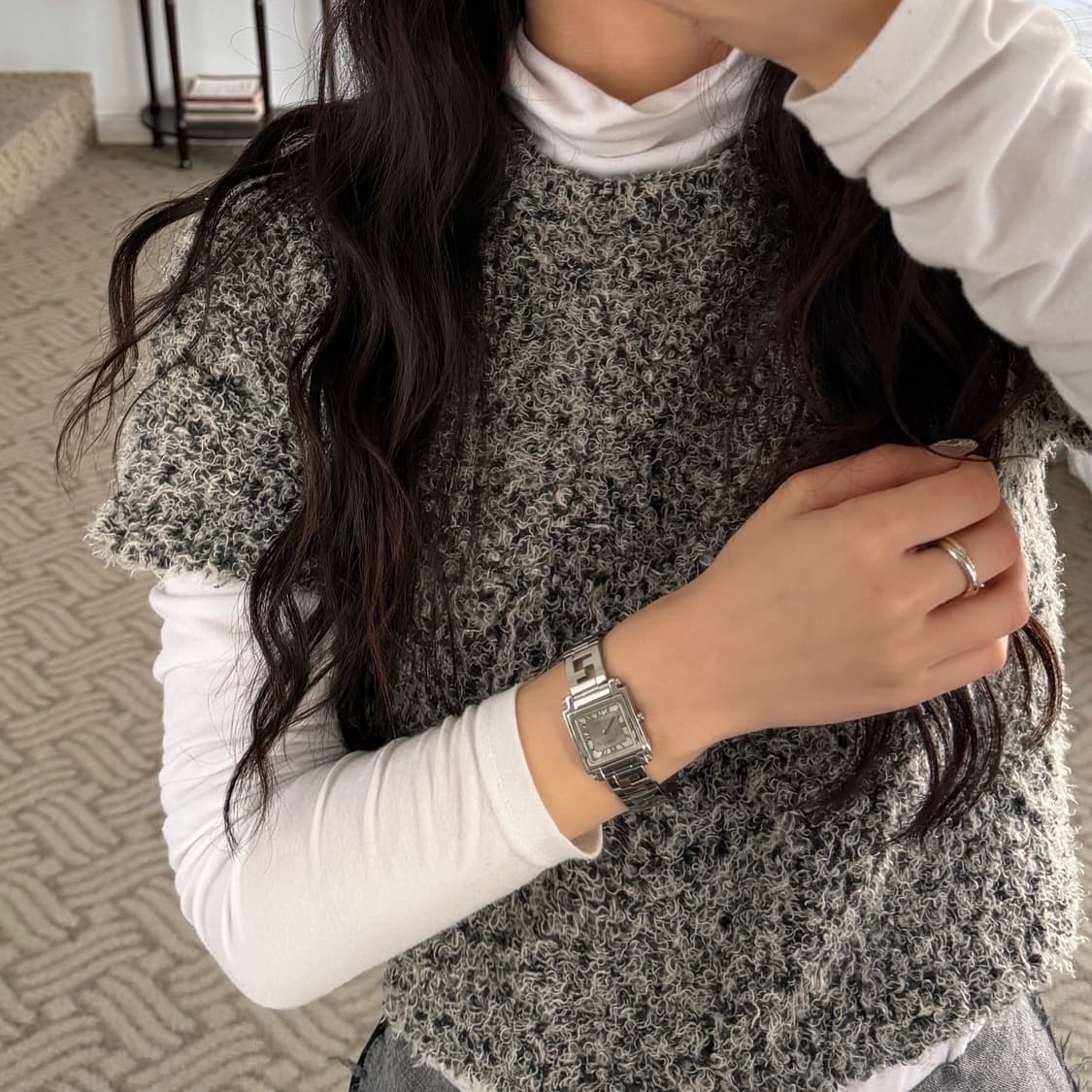 [FENDI] Classic Steel FF watch 6000L 상품이미지6