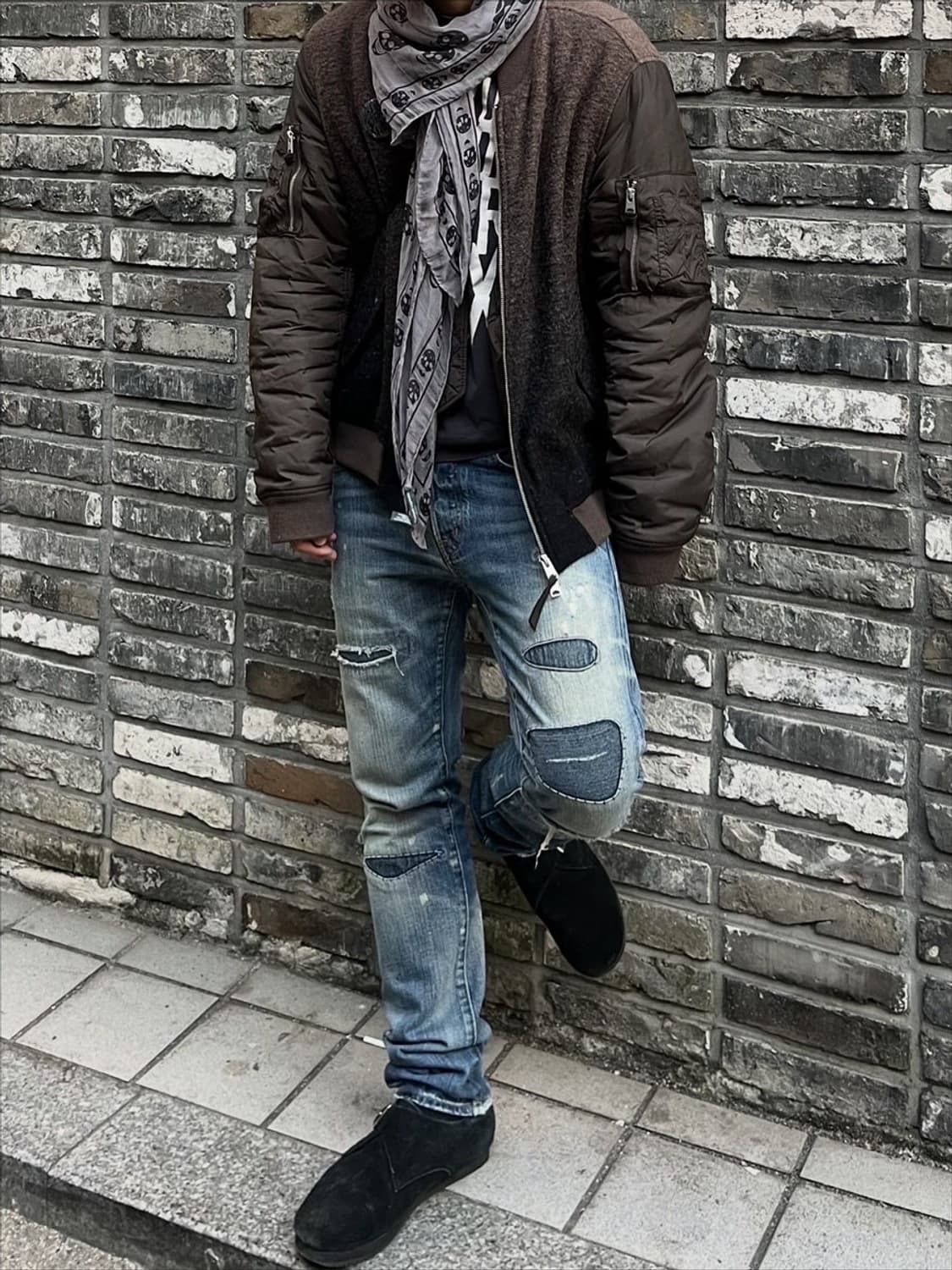 폴로 데님앤서플라이 패치워크 데님팬츠 상품이미지1