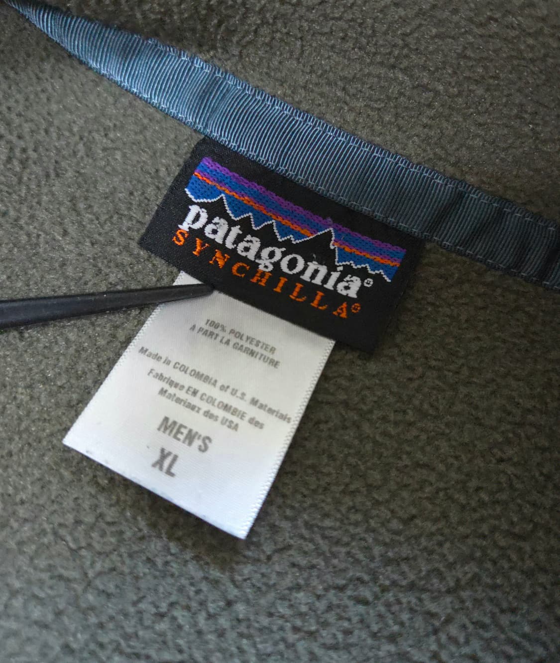 (XL)파타고니아 올리브 신칠라 플리스 후리스 상품이미지3