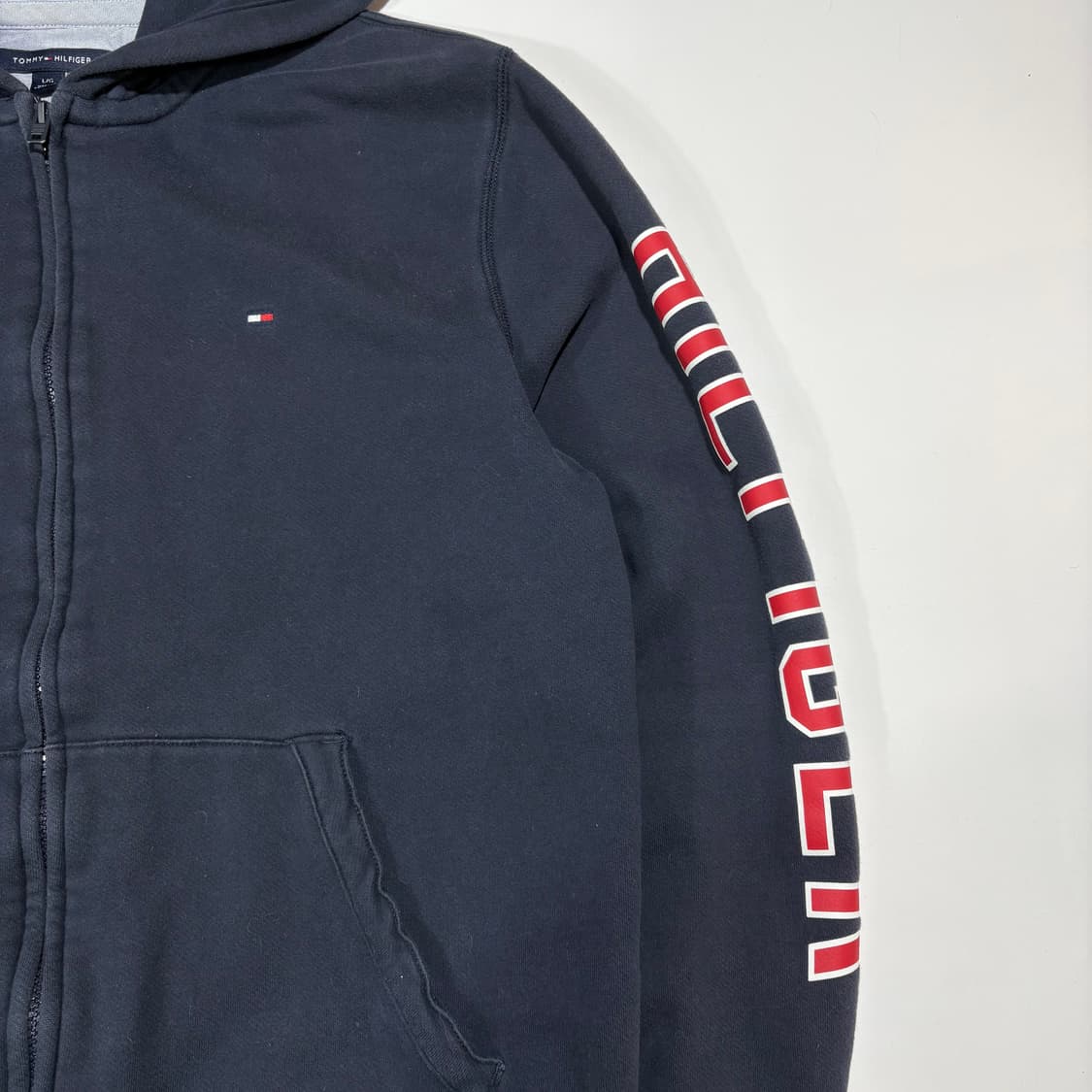 타미힐피거 로고 후드 집업 상품이미지2