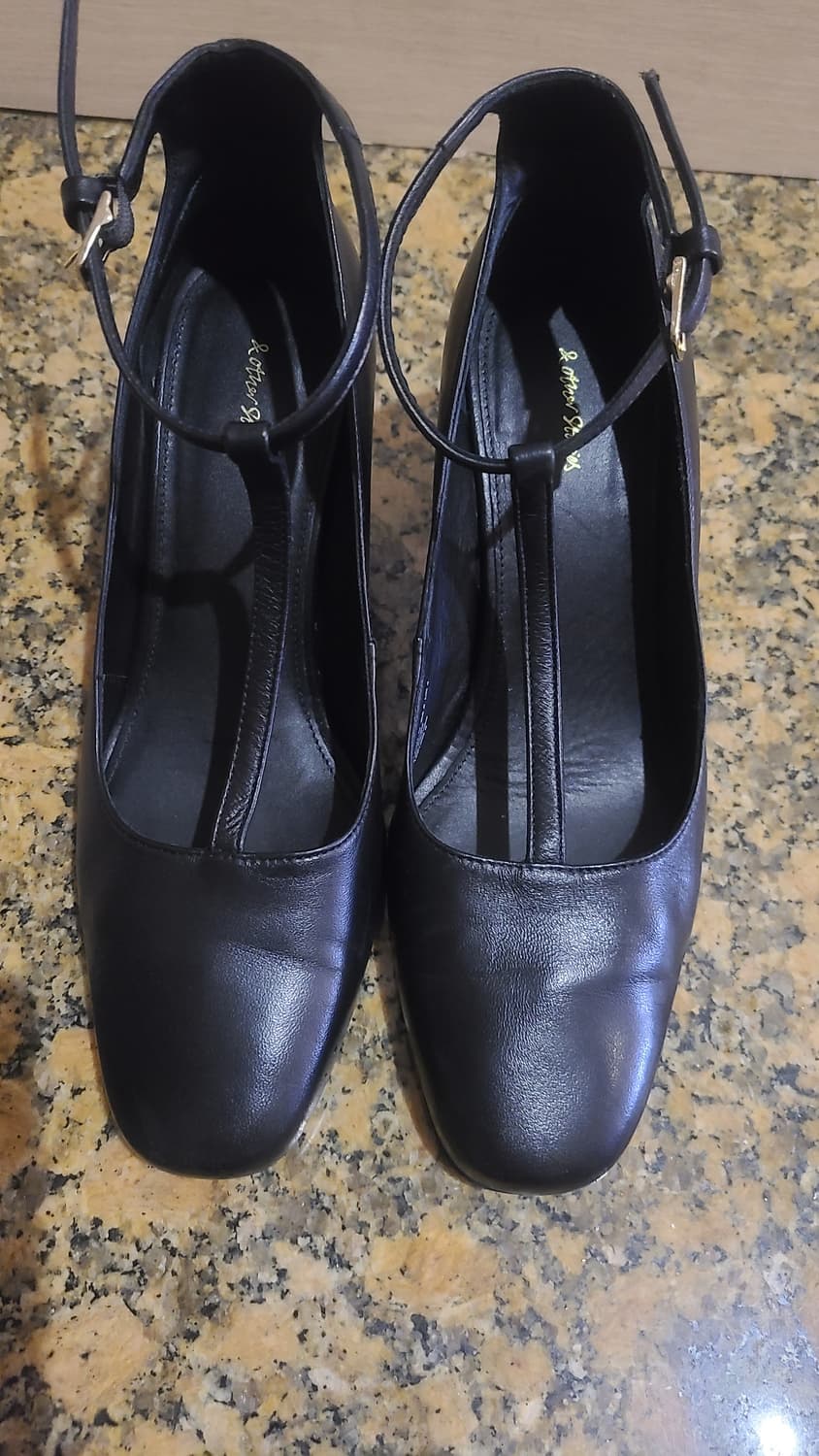 앤아더스토리즈 블랙 T스트랩 하이힐 구두 240 상품이미지7