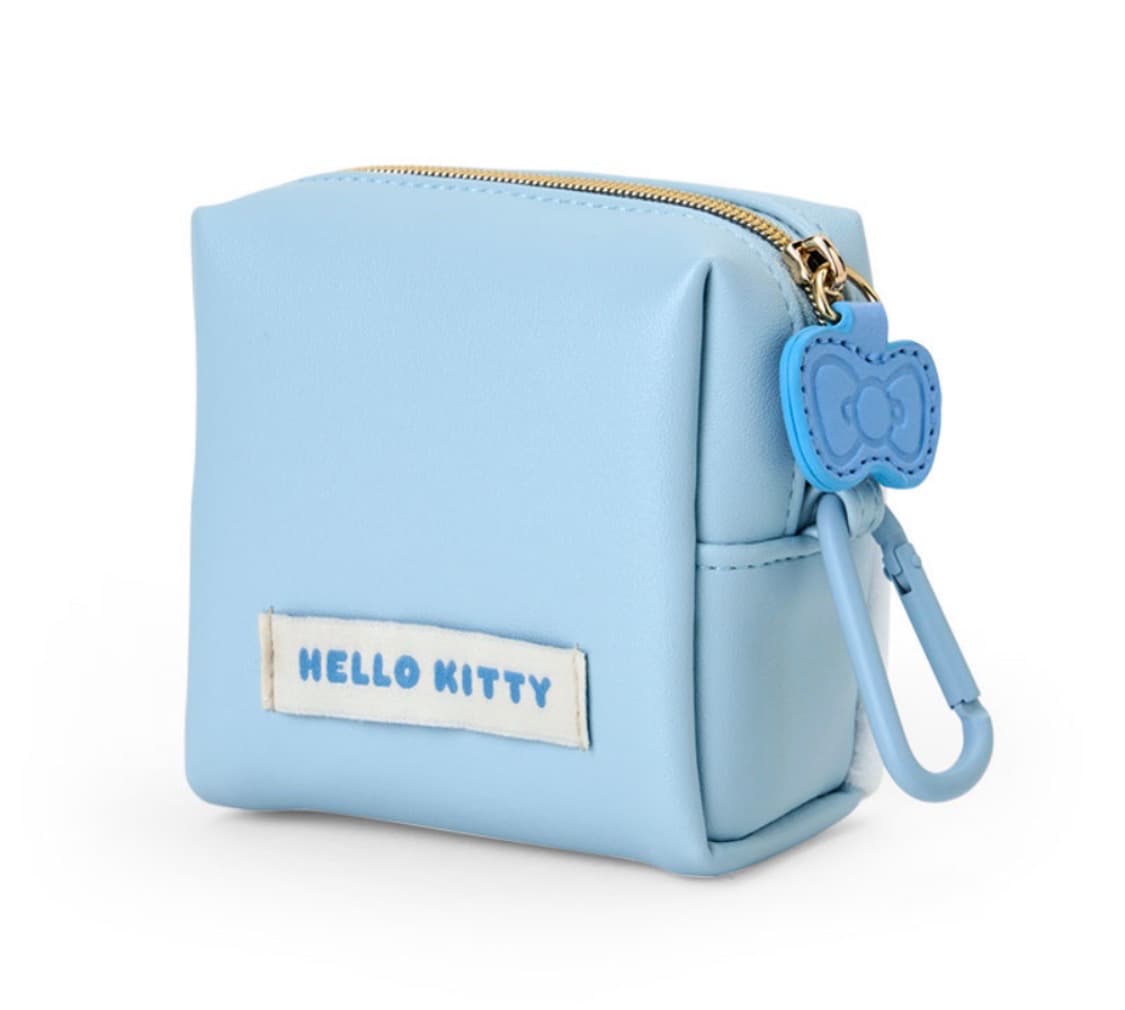 헬로키티 하늘색 시각 파우치 홀더 상품이미지3