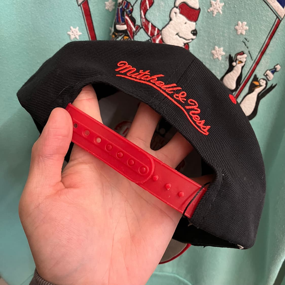 N117 미첼앤네스 시카고불스 볼캡 모자 상품이미지3