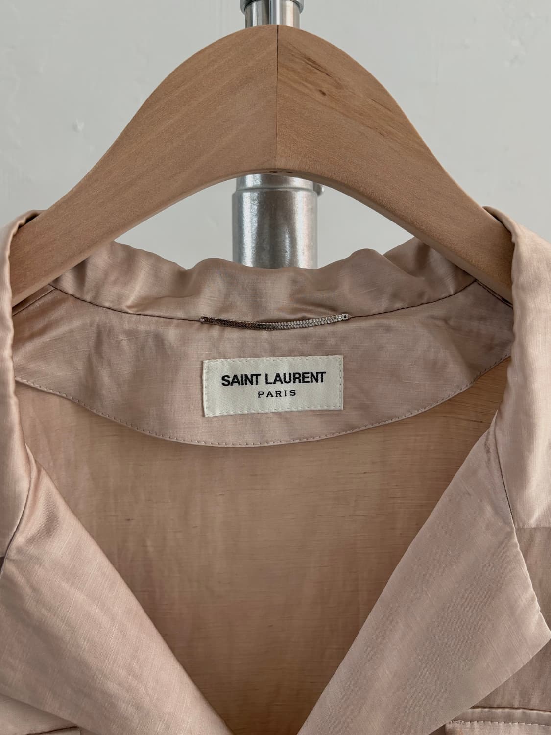 Saint Laurent 생로랑 플람메 새틴 밀리터리 자켓 상품이미지3