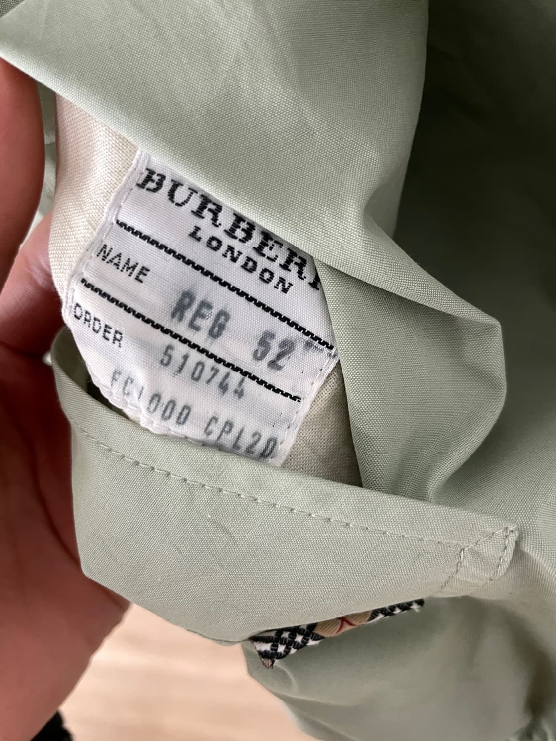 버버리 노바체크 리버시블 블루종 자켓  상품이미지8