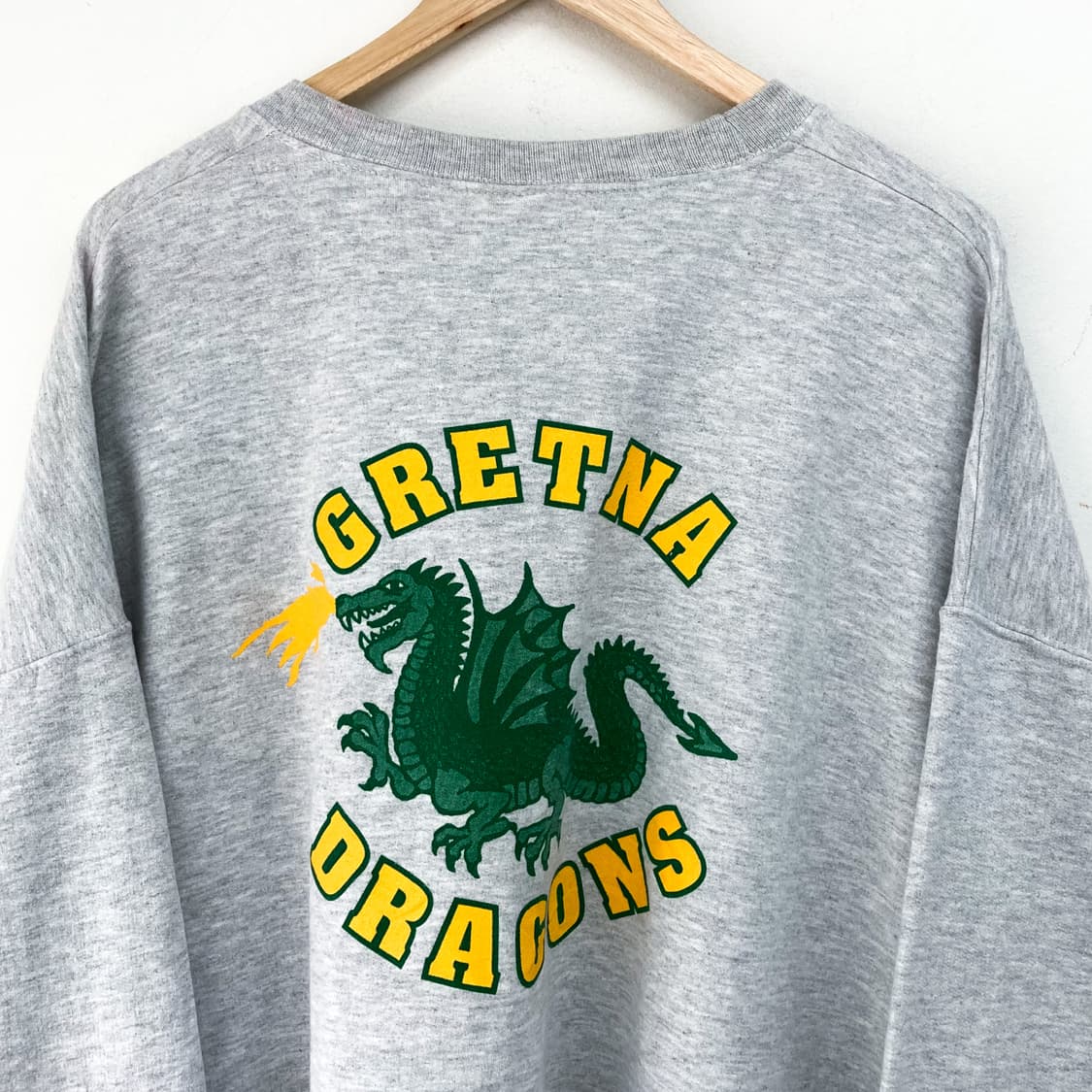 저지스90s U.S.A그레트나드래곤멜란지그레이스웻셔츠 상품이미지7