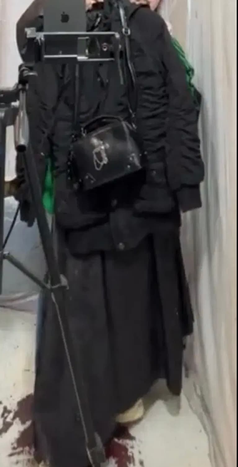 일본 빈티지 대장 올블랙 코디셋 코디 세트 걸코 걸스 갸루 펑크 긱시크 상품이미지1