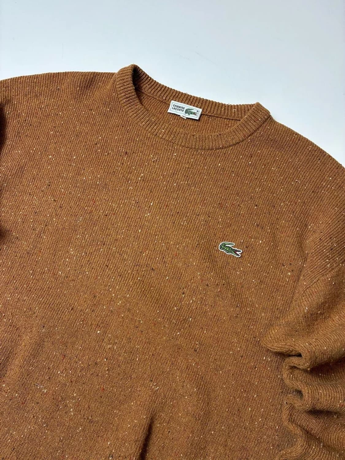 라코스테 00's 로고 패치 보카시 크루넥 니트 PN8804 상품이미지2
