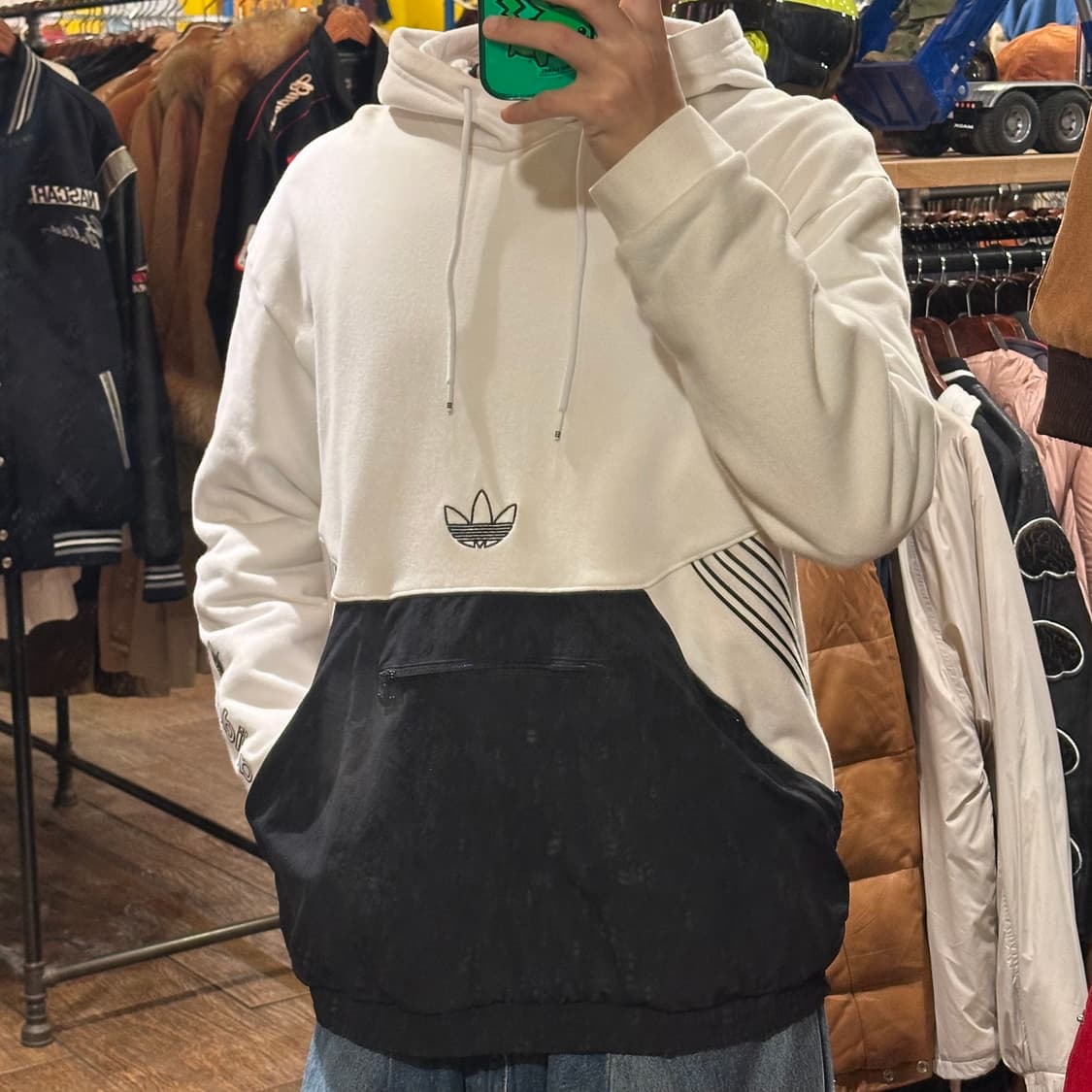 [HI] 아디다스 후드티 화이트 상품이미지3