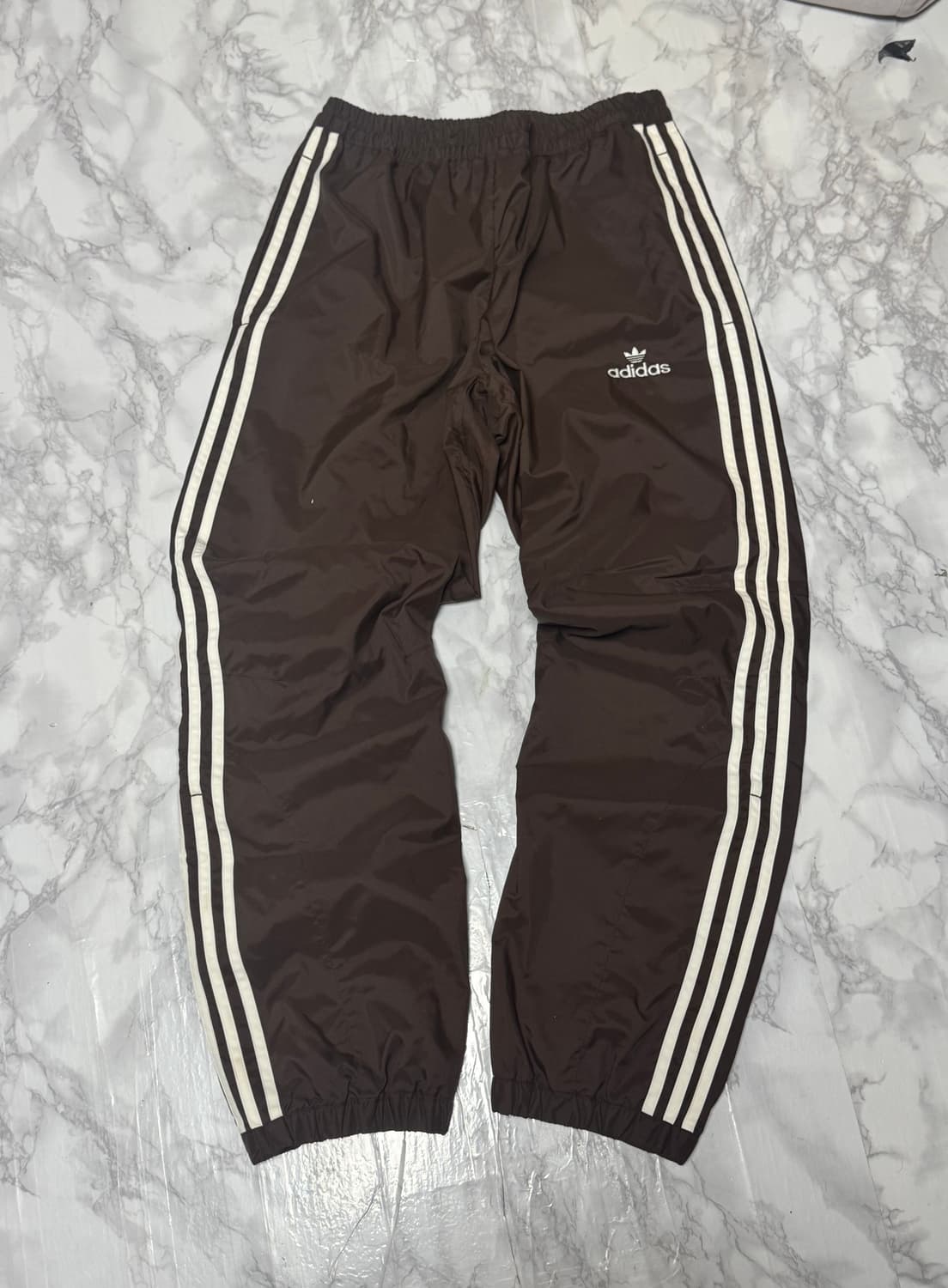 아디다스 삼선 브라운 트랙팬츠 바람막이 바지 상품이미지2