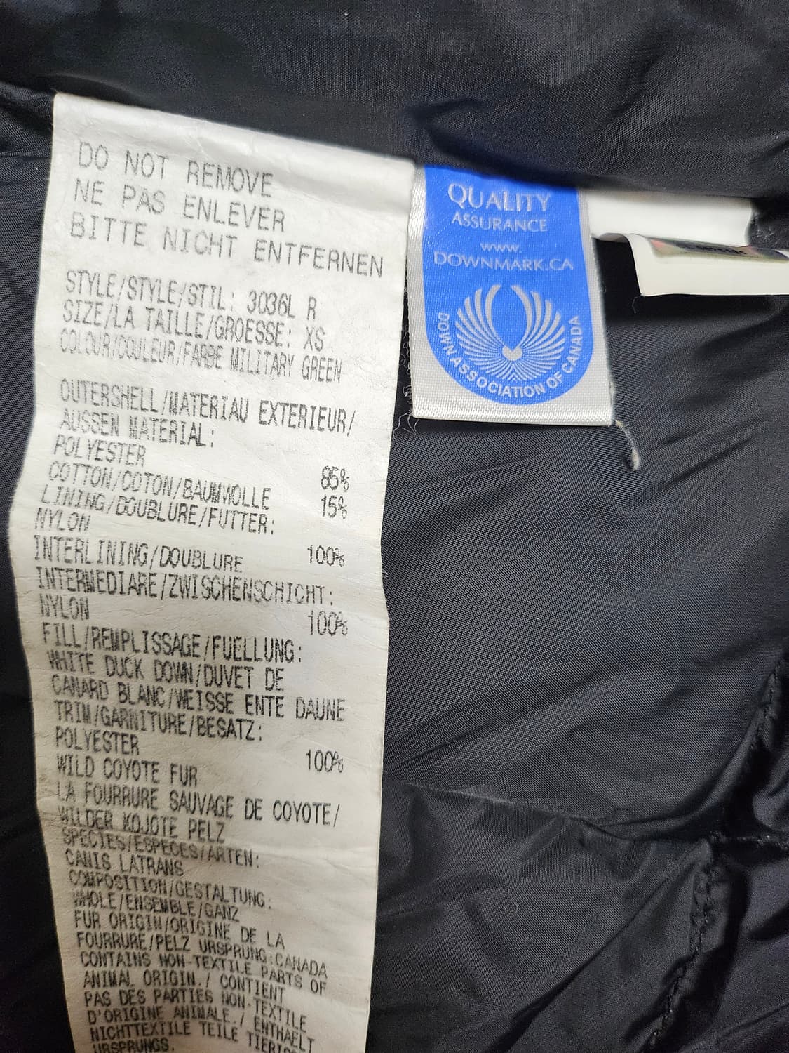 캐나다구스 여성 롱패딩 카키색 상품이미지8