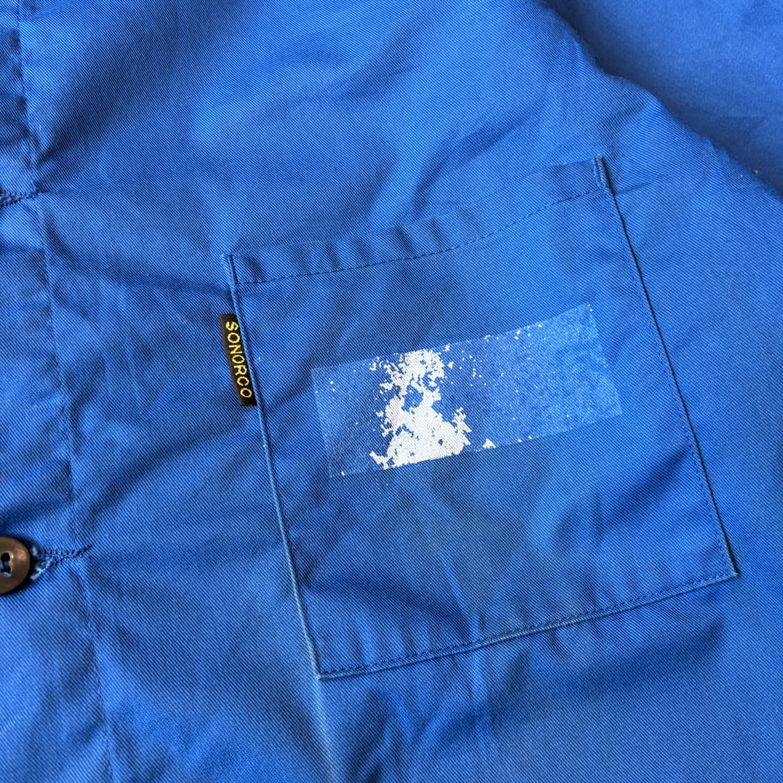 90년대 빈티지 프랑스 생산 프렌치 워크 트윌코튼 자켓 상품이미지4