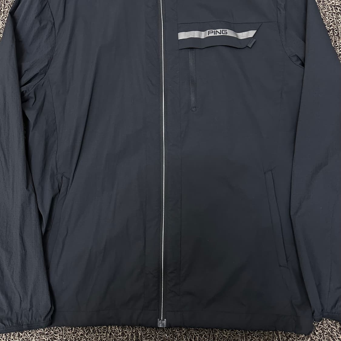 PING 핑 남성 골프웨어 경량 바람막이 자켓 블랙 105(XL) 상품이미지3