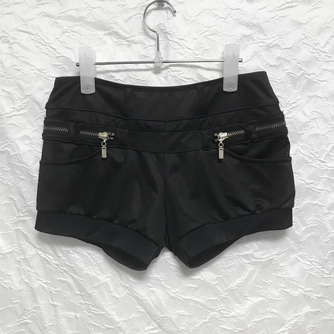 빈티지 갸루 펑크 해골 패치 숏 팬츠 반바지 상품이미지2