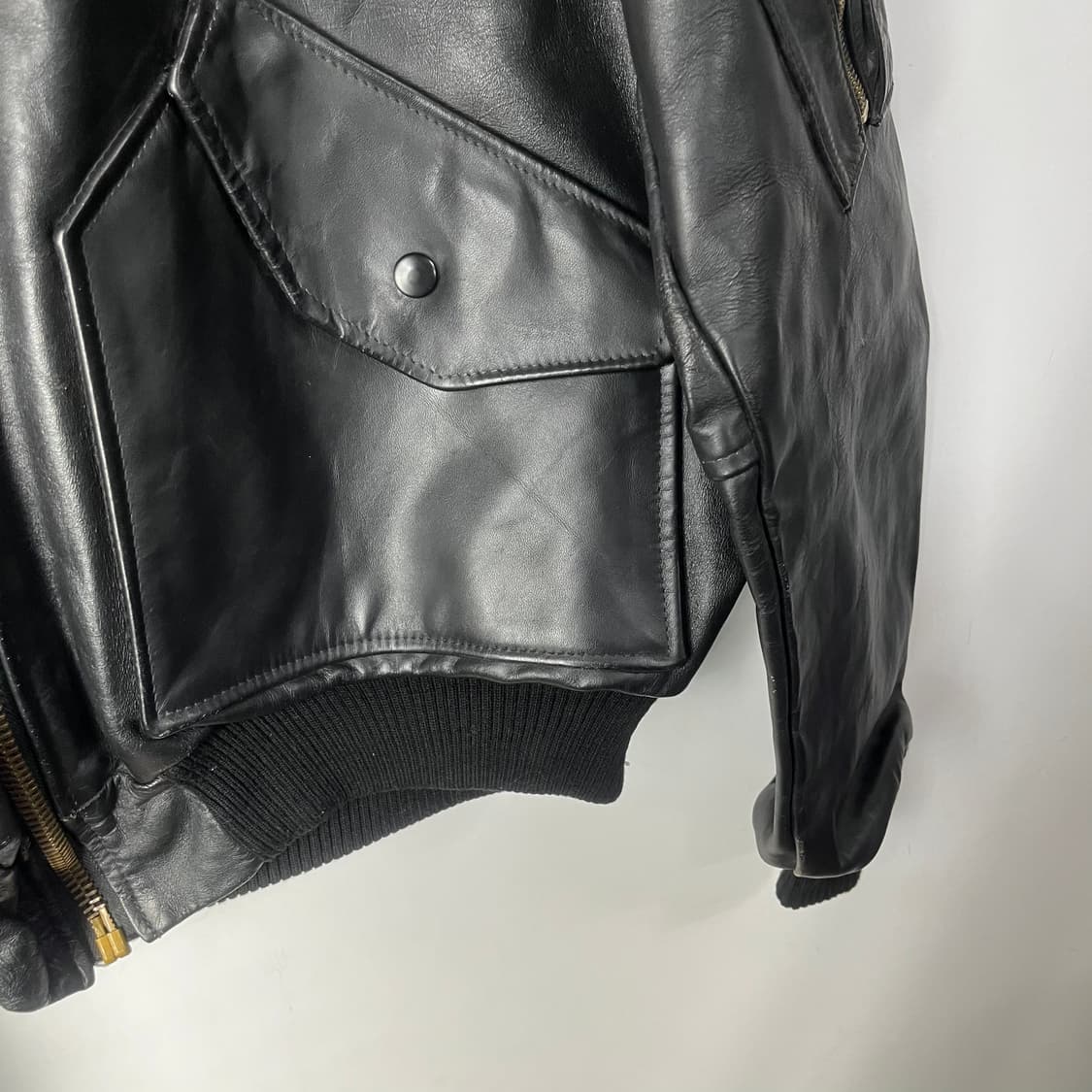 [U.S.A Protech] 프로텍레더 A-2 레더자켓 상품이미지3