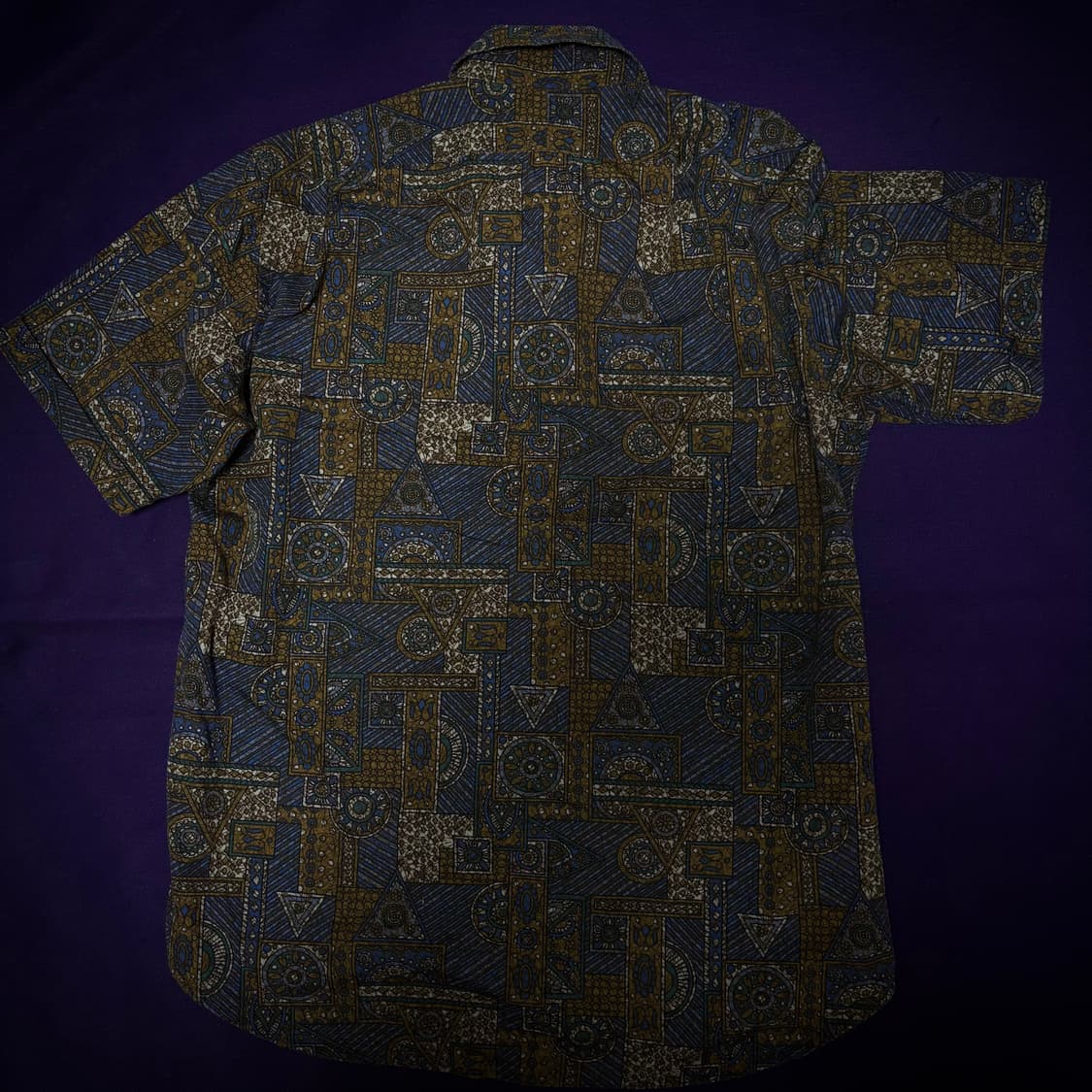 90s Beams Shirts & Sons Geometric Patte 상품이미지7