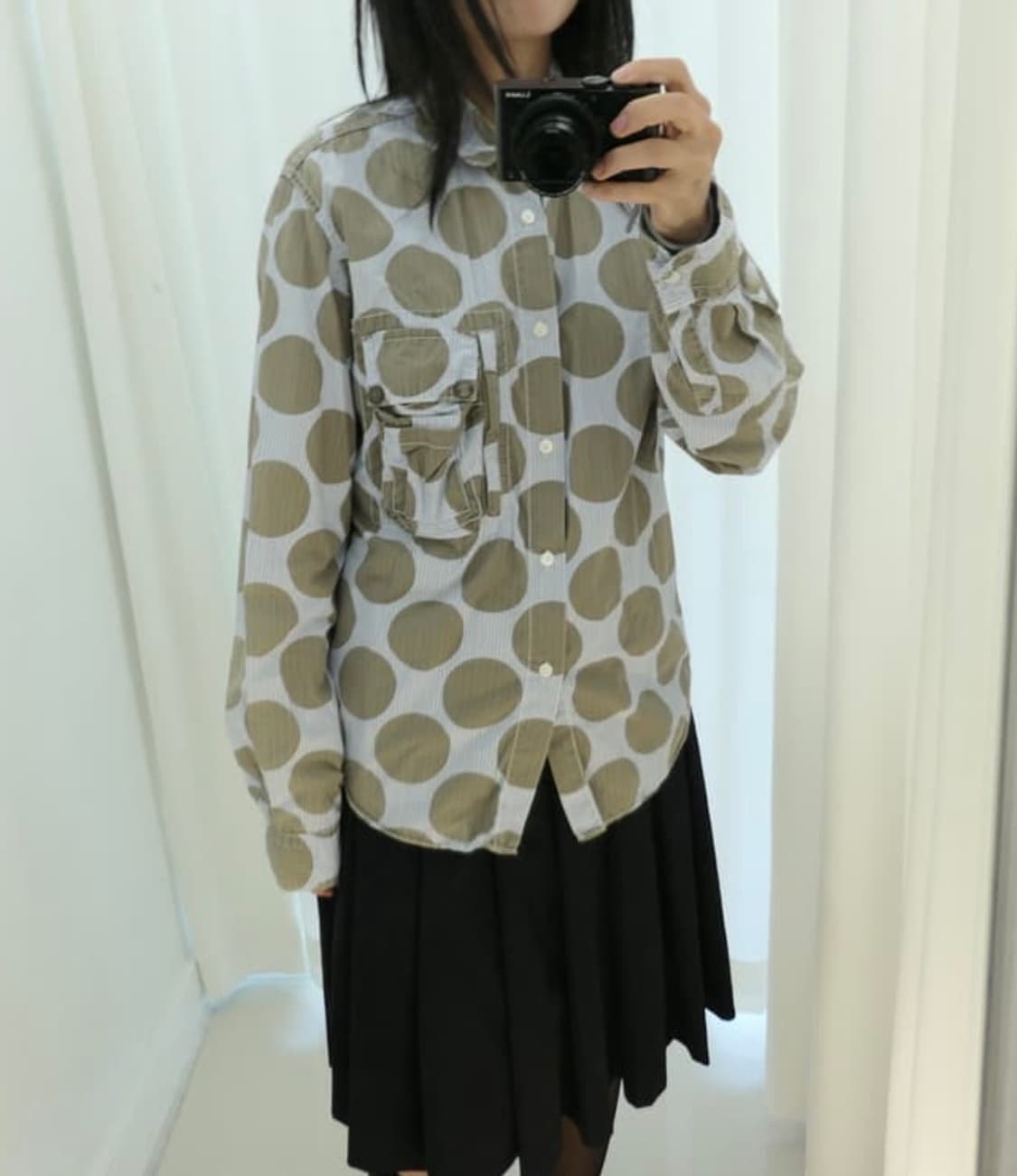 Dot cargo pocket shirt 상품이미지4