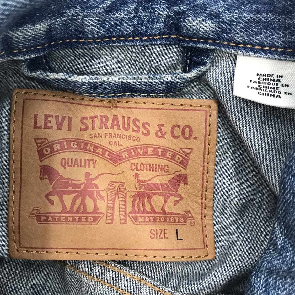 LEVIS 리바이스 워시드 데님트러커자켓 [L] 상품이미지5