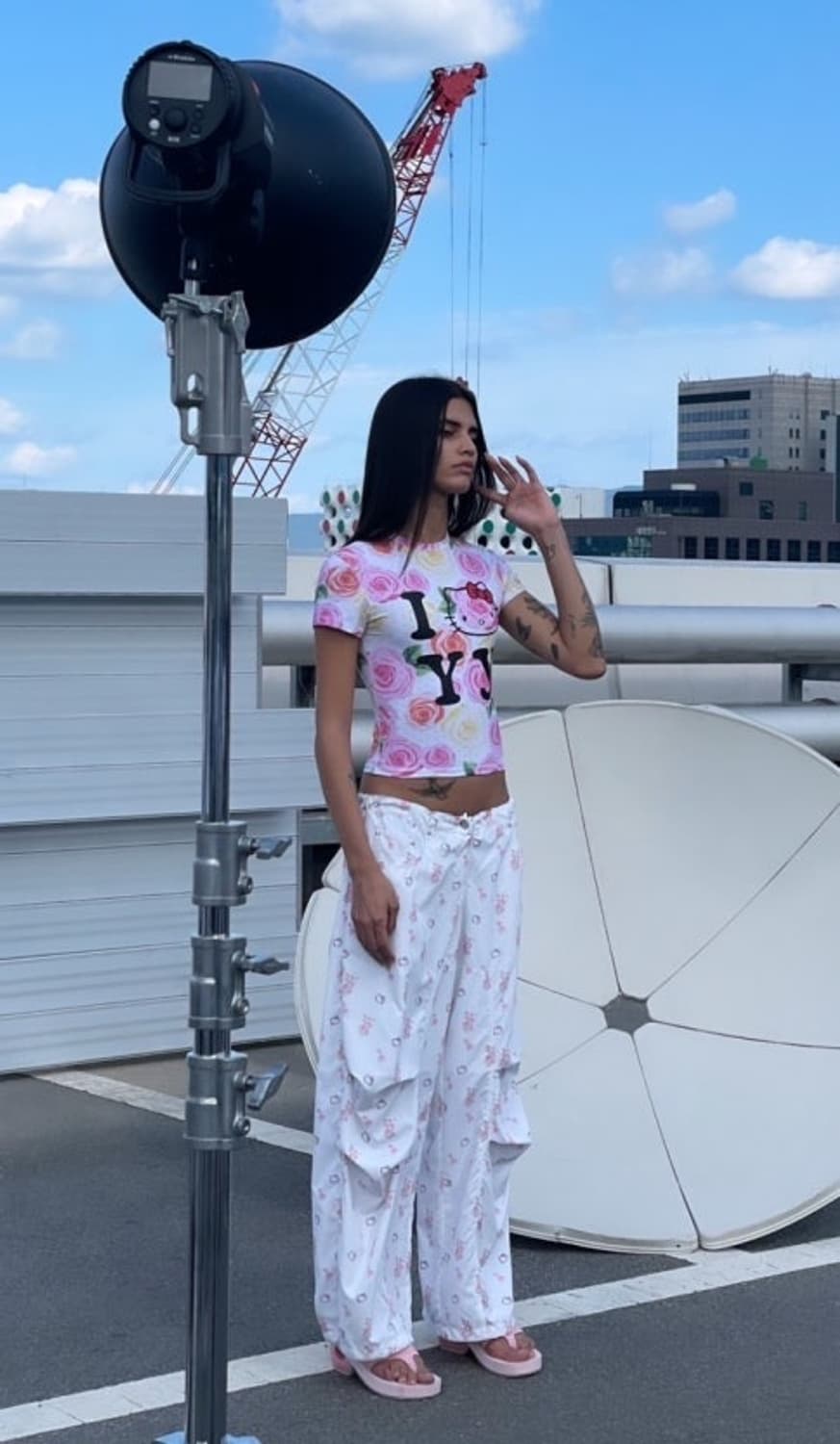 Open Yy 키티 파라슈트 팬츠 상품이미지2