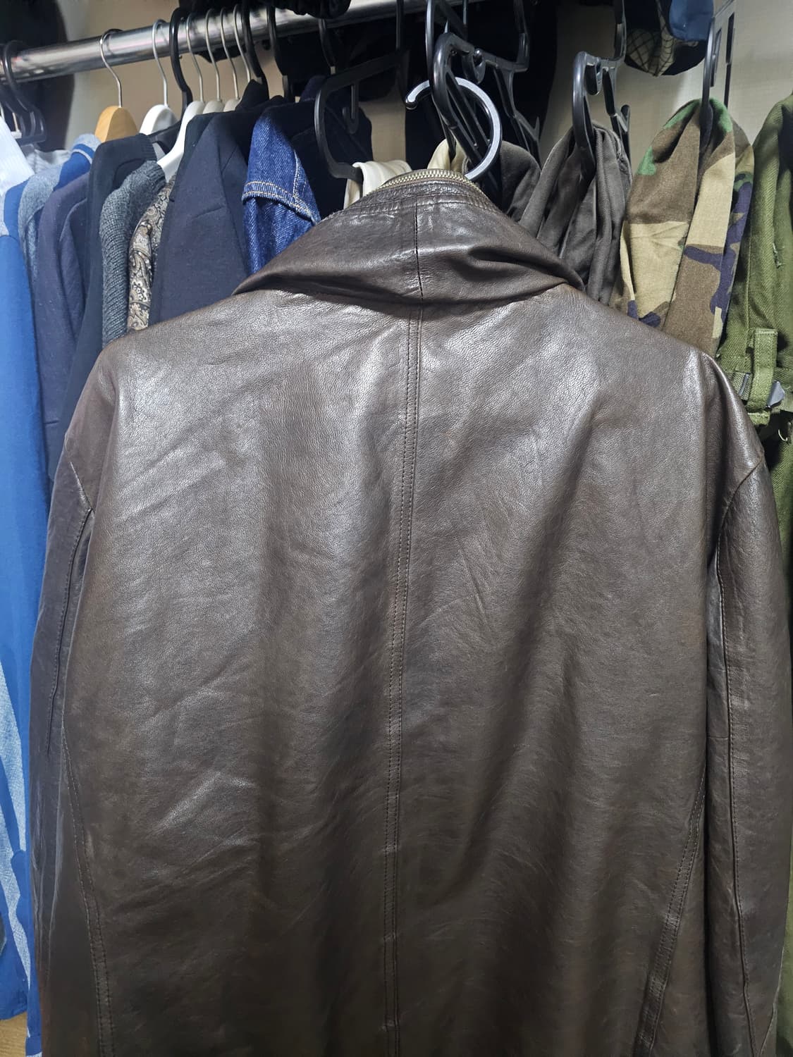 램스킨 가죽 자켓 / 릭오웬스 st 상품이미지2