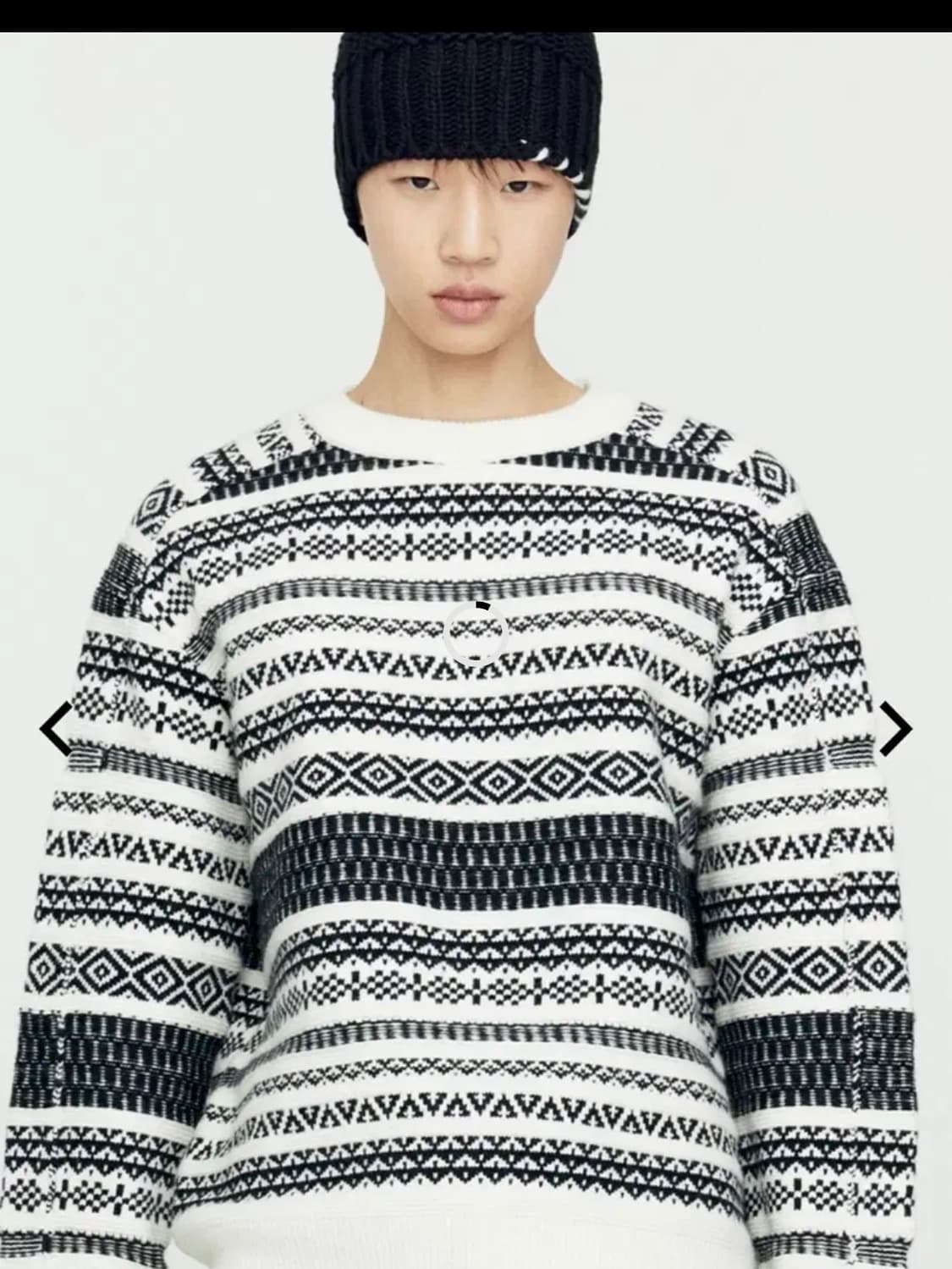 [L]앤더슨벨 NORDIC CREW-NECK SWEATER 상품이미지5