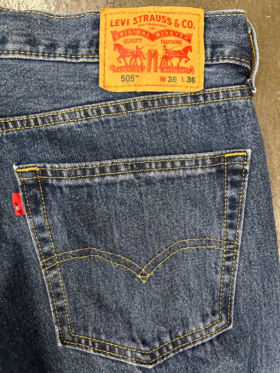 Levis 리바이스 505 W36 L36 상품이미지4