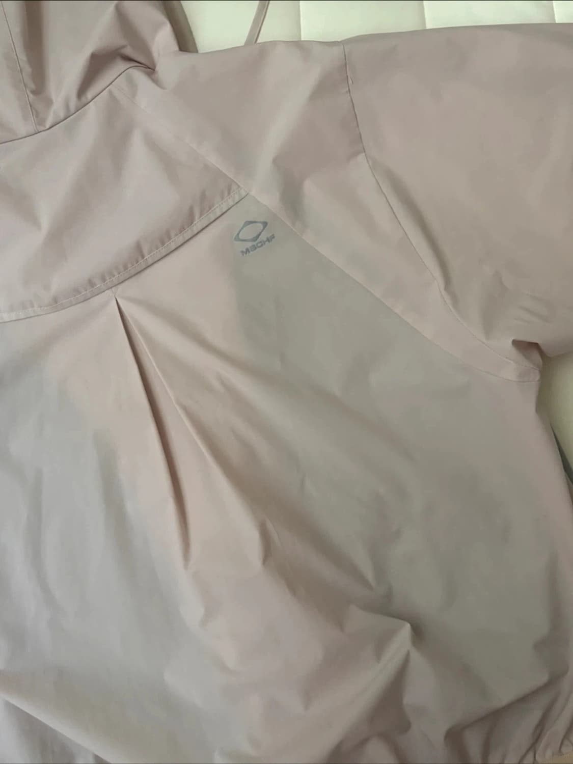 미스치프 컬러블록 윈드브레이커 베이지 상품이미지3