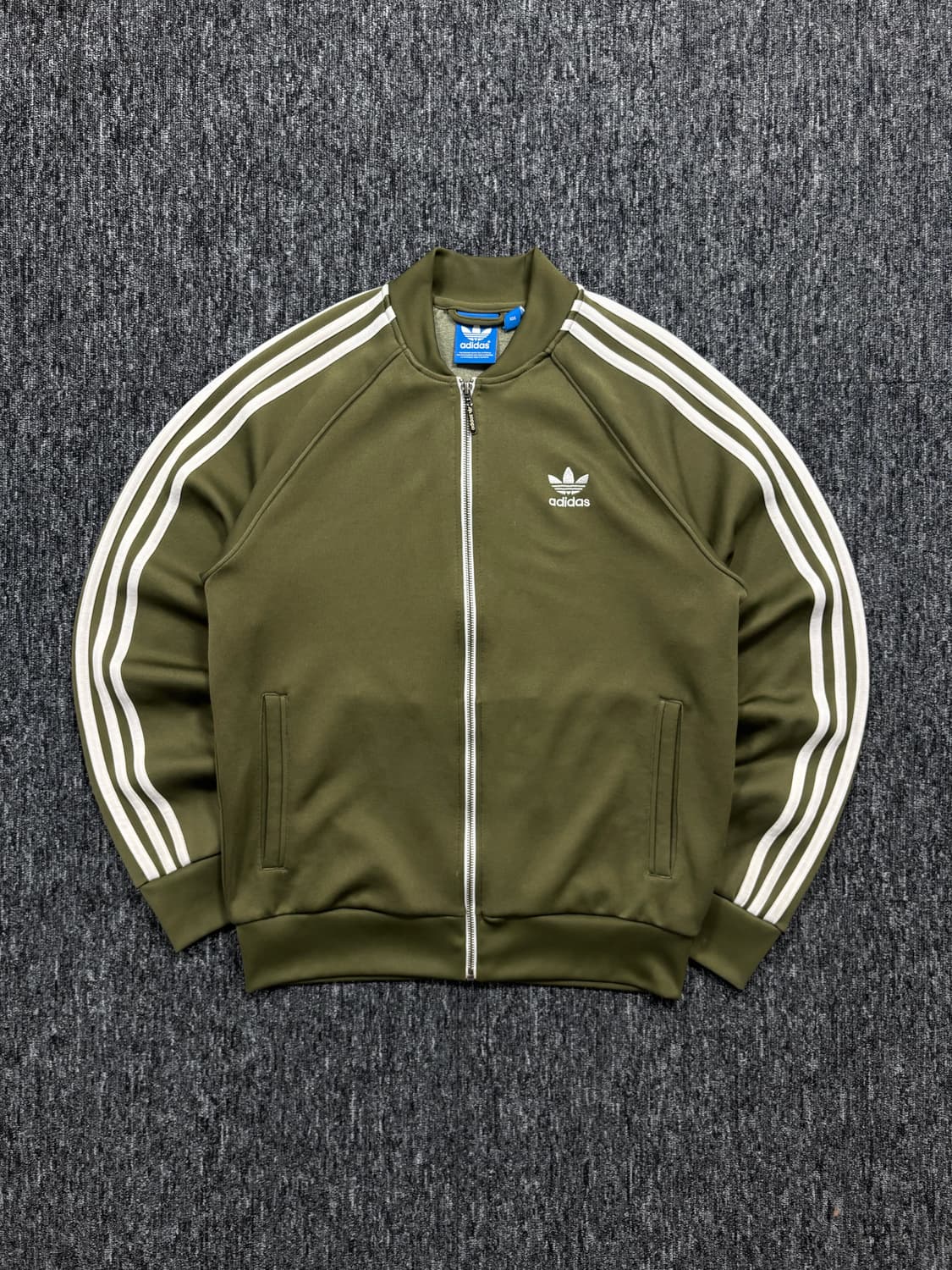 아디다스 카키 슈퍼스타 트랙탑 져지 상품이미지3